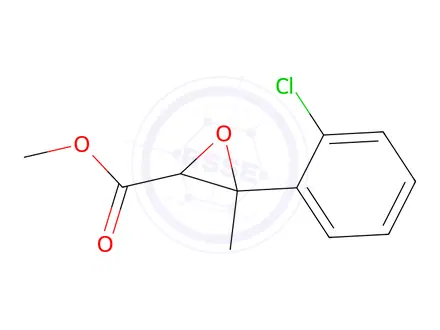 Chemical structure of Methyl 3-(2-chlorophenyl)-3-methyloxirane-2-carboxylate