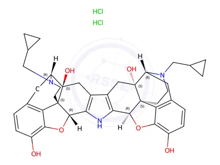 Chemical structure of Nor-Binaltorphimine dihydrochloride