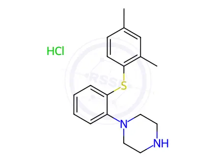 Chemical structure of Vortioxetine Hydrochloride