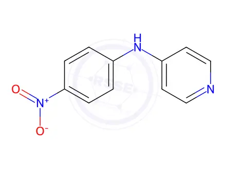 Chemical structure of N-(4-Nitrophenyl)-4-pyridinamine