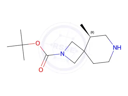 Chemical structure of Tert-butyl (R)-5-methyl-2,7-diazaspiro[3.5]Nonane-2-carboxylate
