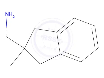 Chemical structure of (2-Methyl-2,3-dihydro-1h-inden-2-yl)methanamine