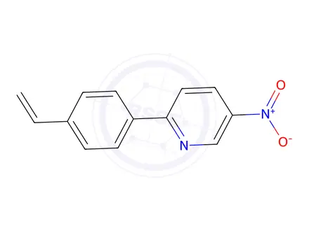 Chemical structure of 5-Nitro-2-(4-vinylphenyl)pyridine