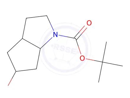 Chemical structure of tert-Butyl 5-Hydroxy-octahydrocyclopenta[b]pyrrole-1-carboxylate
