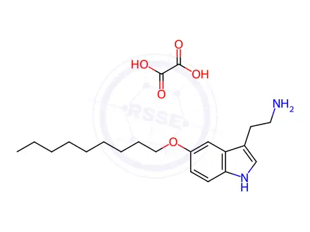 Chemical structure of 5-Nonyloxytryptamine Oxalate