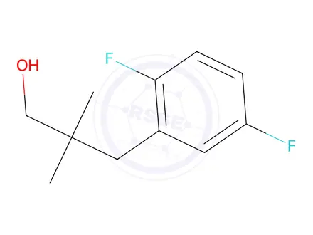 Chemical structure of 3-(2,5-Difluorophenyl)-2,2-dimethylpropan-1-ol