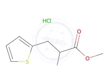Chemical structure of Methyl 2-amino-3-(thiophen-2-yl)propanoate hydrochloride