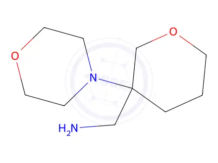 Chemical structure of (3-Morpholinotetrahydro-2H-pyran-3-yl)methanamine