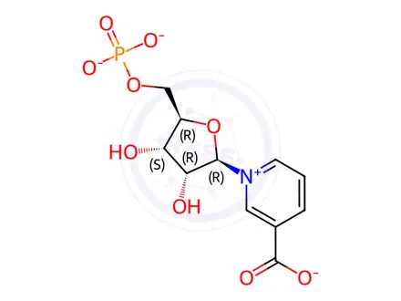 Chemical structure of Nicotinic acid mononucleotide