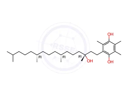 Chemical structure of Tocopherol