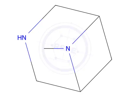 Chemical structure of 6-Methyl-3,6-diazabicyclo[3.1.1]heptane