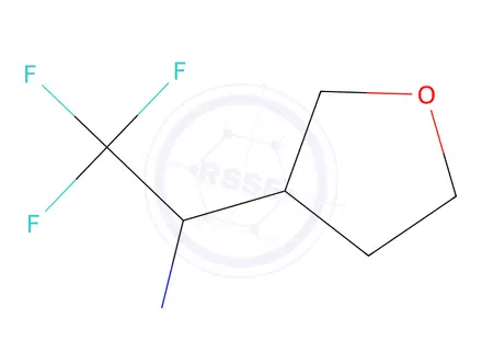Chemical structure of 2,2,2-Trifluoro-1-(tetrahydrofuran-3-yl)ethanamine