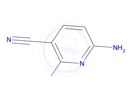 Chemical structure of 2,6-Diaminonicotinonitrile