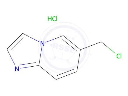 Chemical structure of 6-(Chloromethyl)imidazo[1,2-a]pyridine hydrochloride