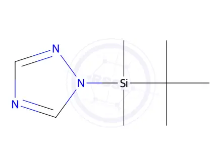 Chemical structure of 1-[(1,1-Dimethylethyl)dimethylsilyl]-1H-1,2,4-triazole