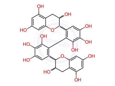 Chemical structure of THEASINENSIN C