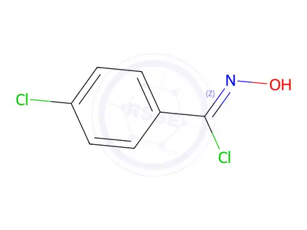 Chemical structure of 4-Chloro-N-hydroxybenzenecarboximidoyl Chloride