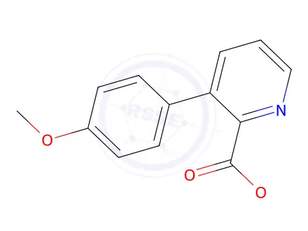 Chemical structure of Methyl 3-(4-methoxyphenyl)picolinate