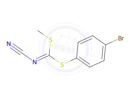 Chemical structure of (4-BROMOPHENYL) METHYL CYANOCARBONIMIDODITHIOATE