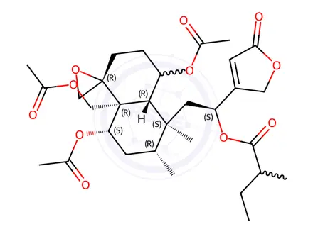 Chemical structure of Ajugamacrin