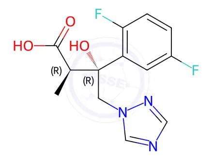 Chemical structure of Isavuconazole Impurity 268