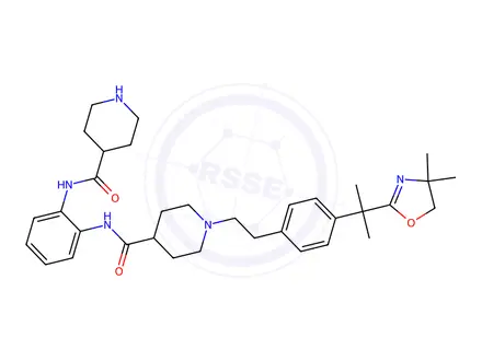 Chemical structure of Bilastine Impurity 128
