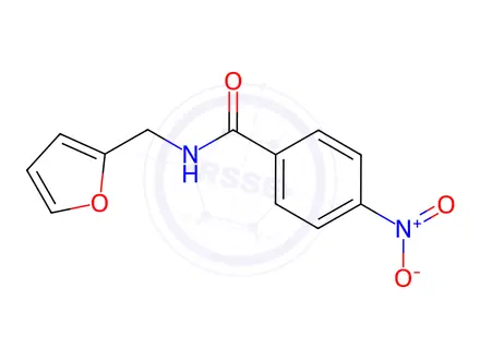 Chemical structure of N-(2-FUrylmethyl)-4-nitrobenzamide