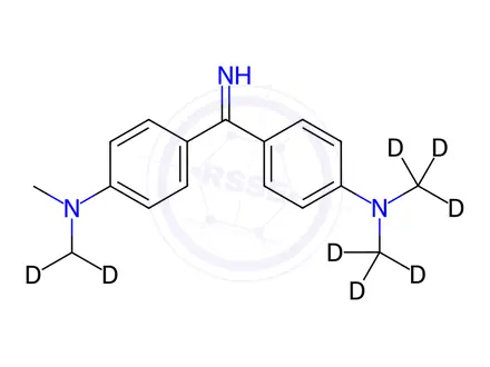 Chemical structure of Auramine-D12