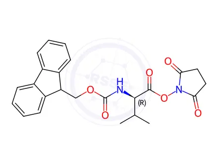 Chemical structure of Fmoc-D-Val-OSu