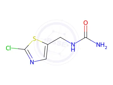 Chemical structure of N-[(2-Chloro-5-thiazolyl)methyl]urea