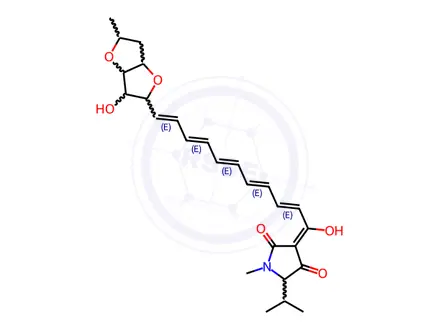 Chemical structure of erythroskyrine