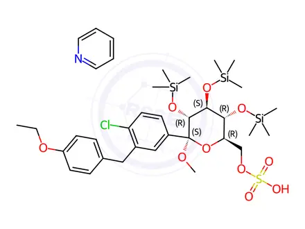 Chemical structure of Ertugliflozin Impurity 14