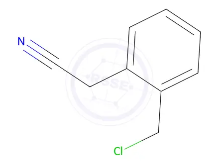 Chemical structure of 2-(CYANOMETHYL)BENZYL CHLORIDE