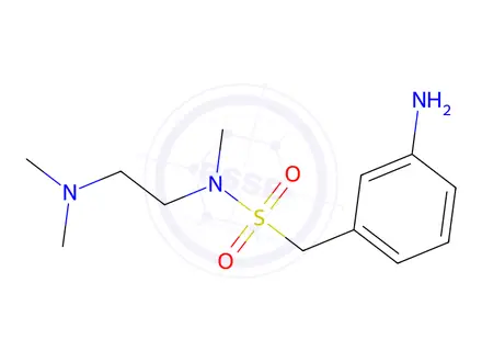Chemical structure of 1-(3-Aminophenyl)-N-(2-(dimethylamino)ethyl)-N-methylmethanesulfonamide