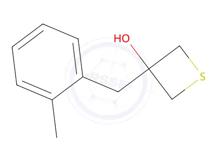 Chemical structure of 3-(2-Methylbenzyl)thietan-3-ol