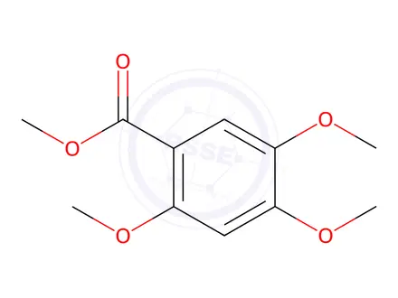 Chemical structure of Methyl 2,4,5-trimethoxybenzoate