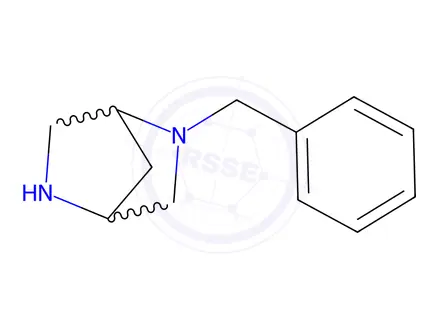 Chemical structure of (1R,4R)-5-(PHENYLMETHYL)-2,5-DIAZABICYCLO[2.2.1]HEPTANE DIHYDROBROMIDE