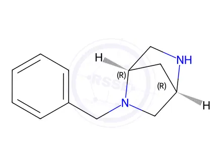 Chemical structure of (1R,4R)-2-Benzyl-2,5-diazabicyclo[2.2.1]heptane