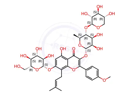 Chemical structure of Epimedin B1