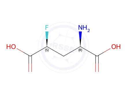Chemical structure of D-Glutamic acid, 4-fluoro-, (4S)-(9CI)