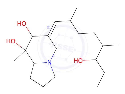 Chemical structure of Allopumiliotoxin 325a