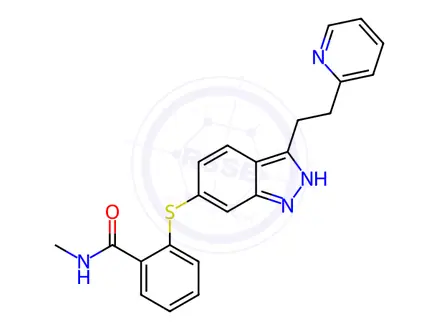 Chemical structure of Axitinib Impurity F