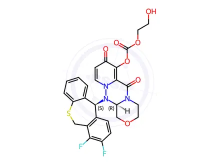 Chemical structure of Suraxavir Marboxil Impurity 76