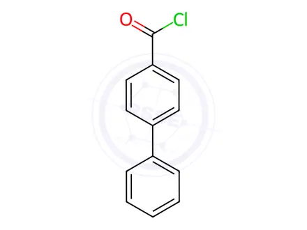 Chemical structure of 4-Biphenylcarbonyl chloride