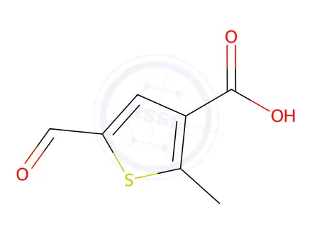 Chemical structure of 5-Formyl-2-methylthiophene-3-carboxylic acid