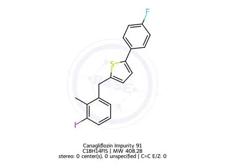 Chemical structure of Canagliflozin Impurity 204