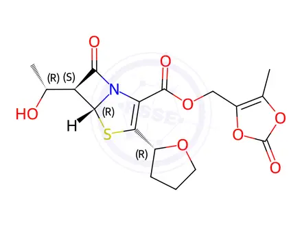 Chemical structure of Faropenem Daloxate
