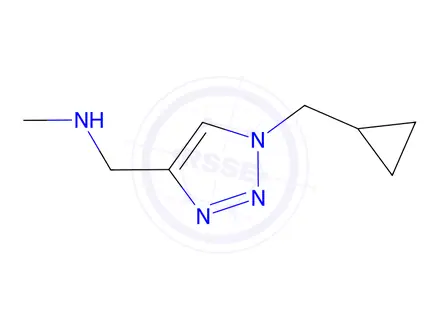 Chemical structure of 1-(1-(Cyclopropylmethyl)-1h-1,2,3-triazol-4-yl)-N-methylmethanamine