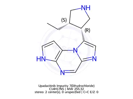 Chemical structure of Upadacitinib Des cbz Impurity