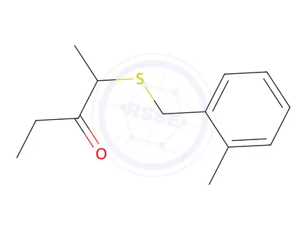 Chemical structure of 2-((2-Methylbenzyl)thio)pentan-3-one